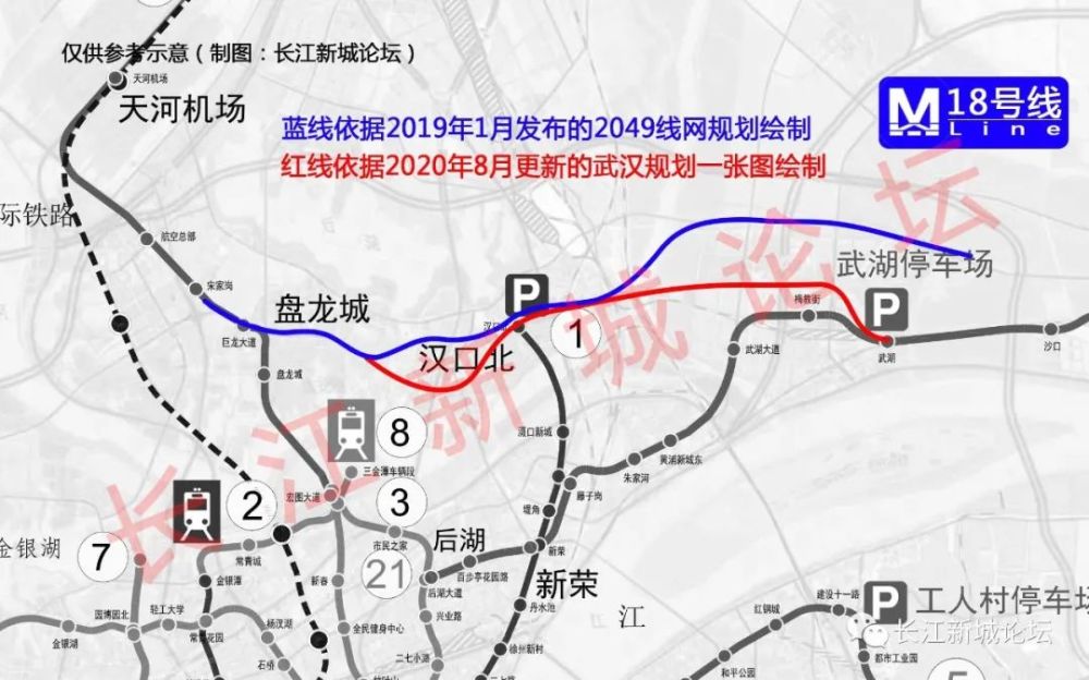 武汉地铁18号线最新线路图，城市新脉络的延伸